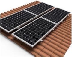 estructura panel fotovoltaico coplanar 01H ejemplo 1v