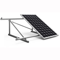 estructura solar panel fotovoltaico cubierta plana 10V