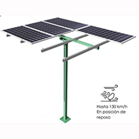 estructura panel fotovoltaico poste 18H.1